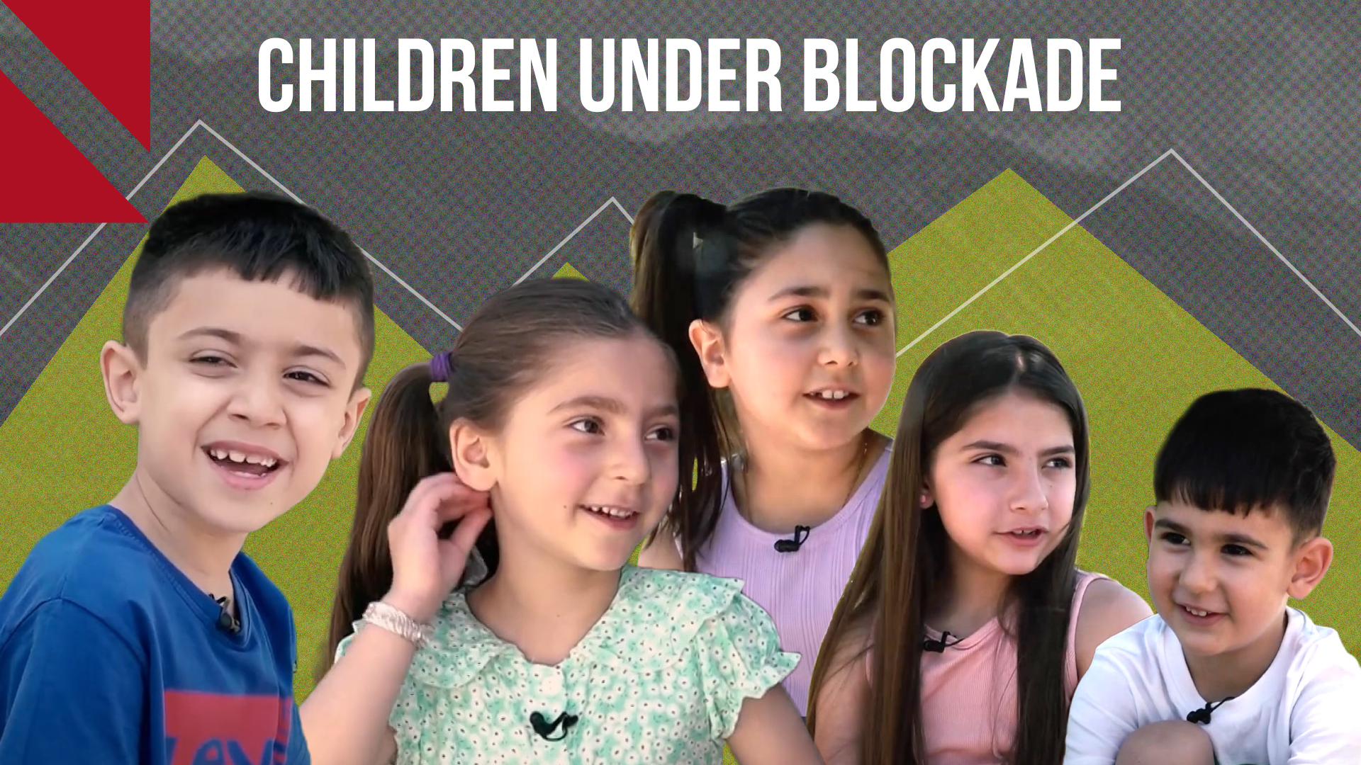 Artsakh children react to the blockade