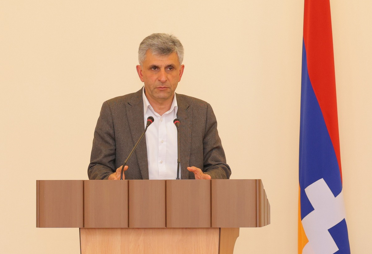 Արցախի ԱԺ նախագահը հանդիպել է  «Պահեստազորի սպաների միության» անդամներին