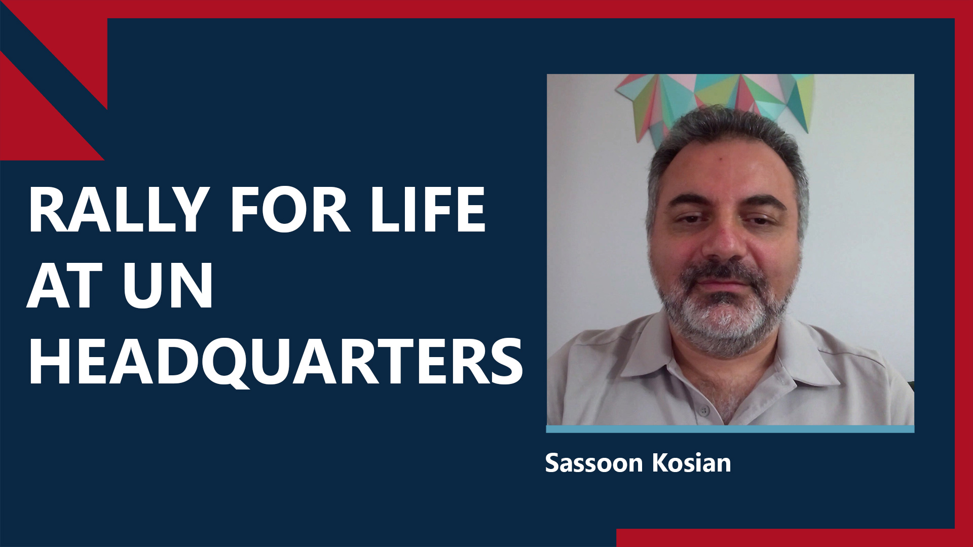 Rally for Life: Sassoon Kosian on New York Protests to Open the Lachin Corridor