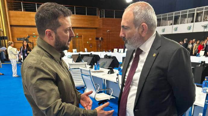 Nikol Pashinyan meets Zelenskyy amid tensions with Russia