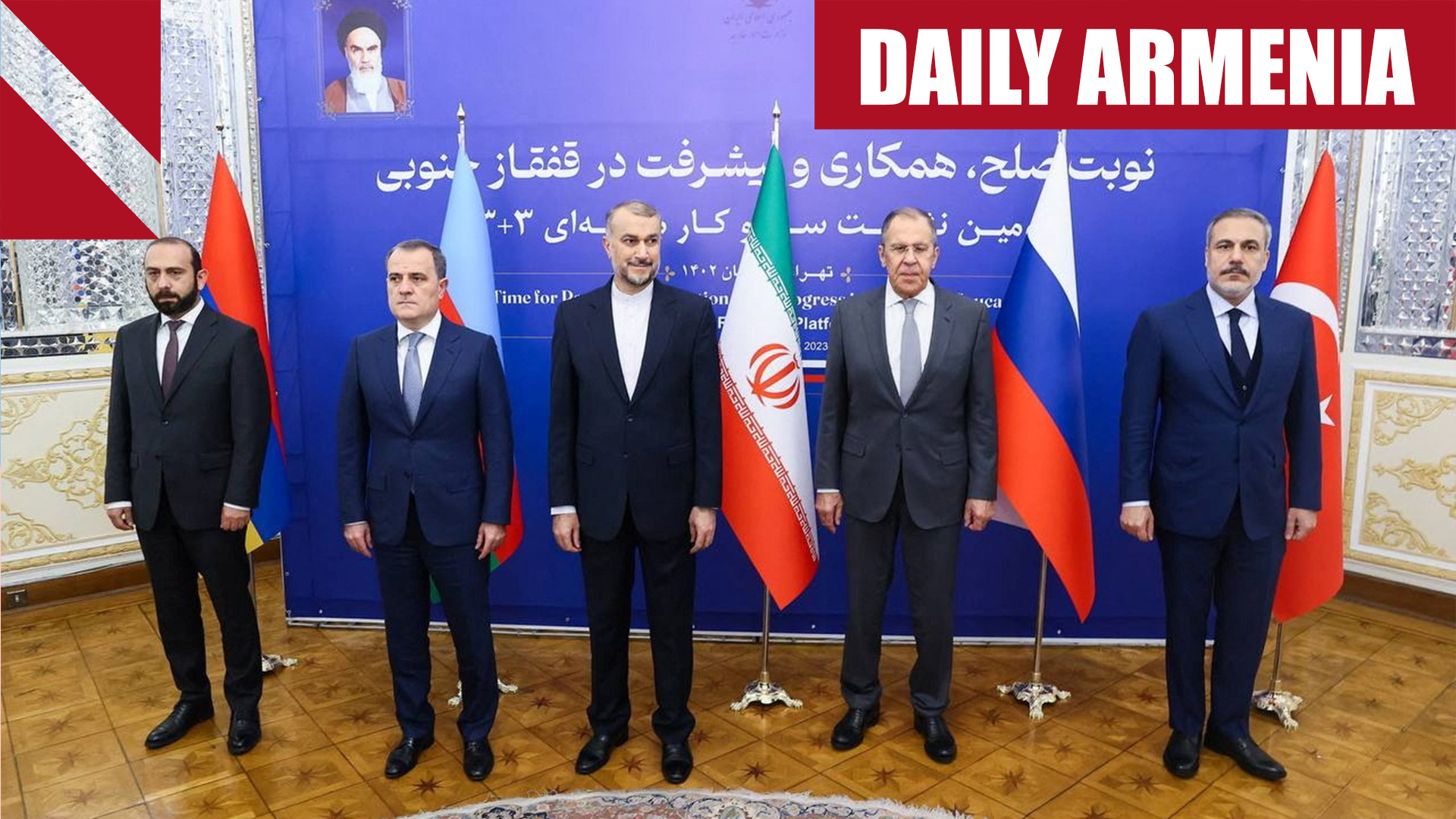 Top diplomats from Armenia and Turkey hold rare meeting in Iran