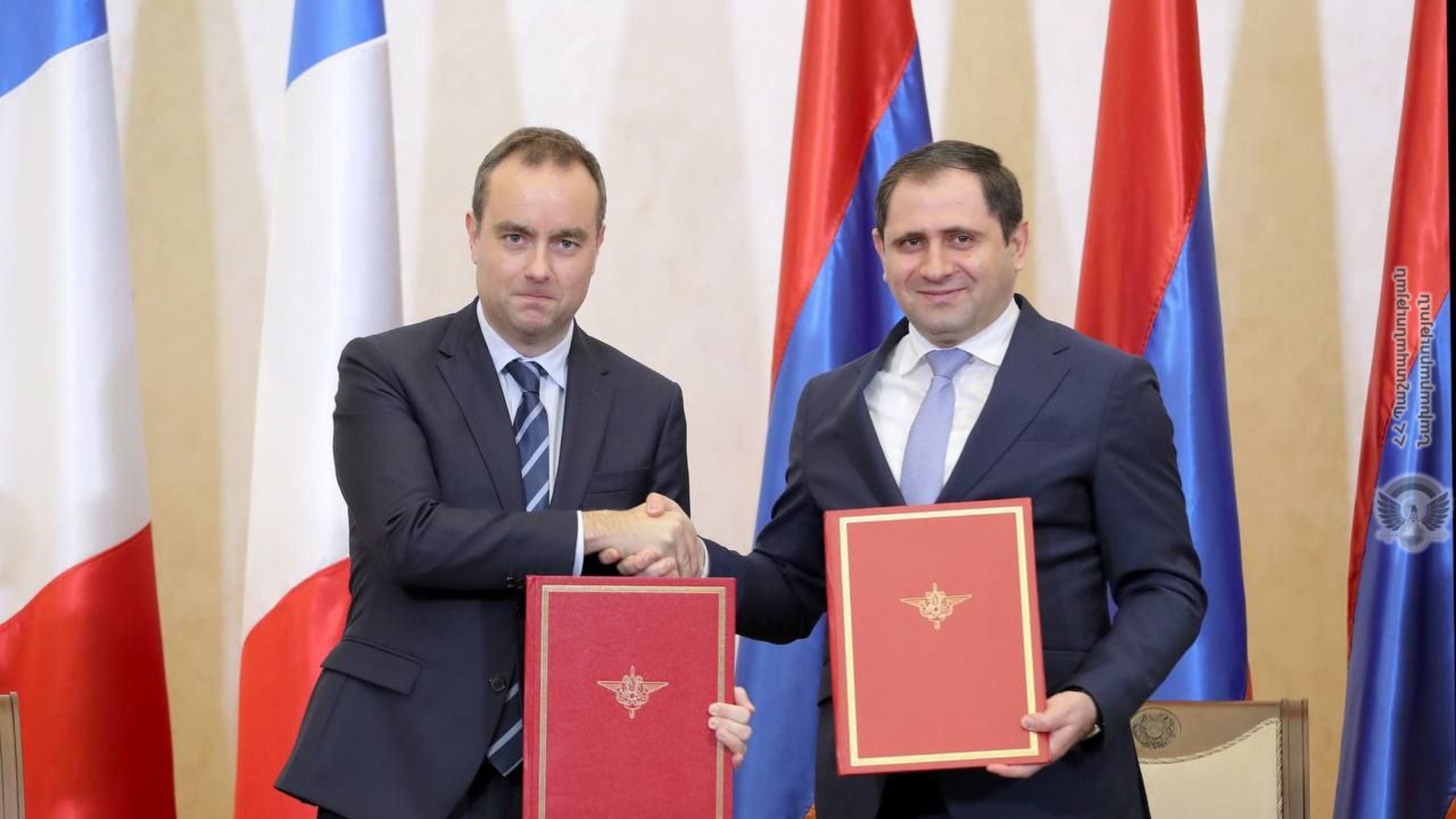 Sébastien Lecornu and Suren Papikyan