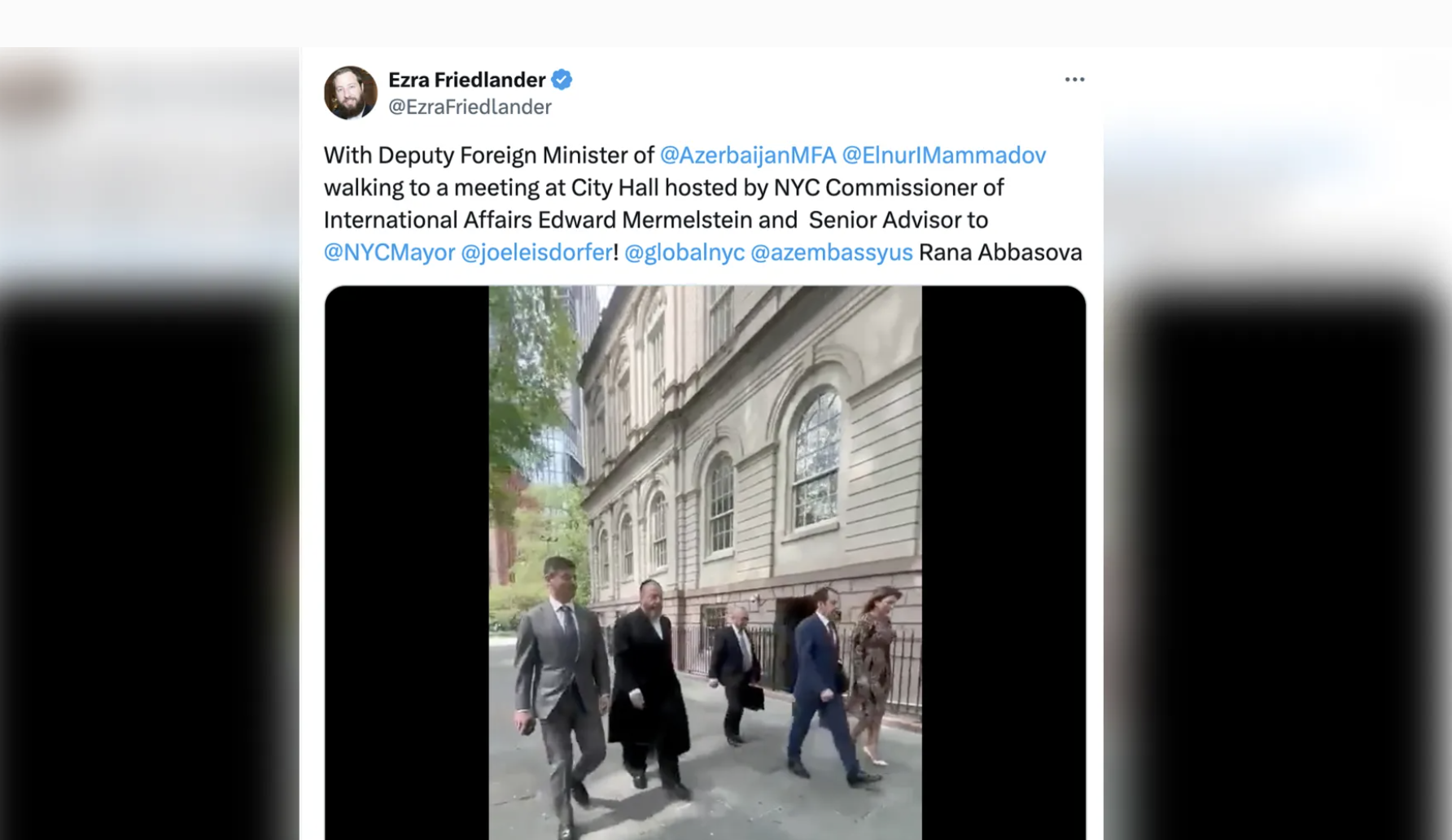 Azerbaijan lobbyist under fire after revelation of undisclosed meeting with New York officials