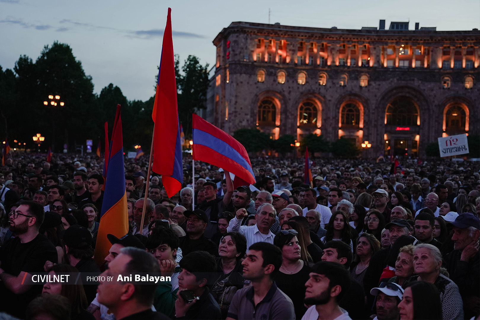 Armenia protest leaders call for acts of civil disobedience