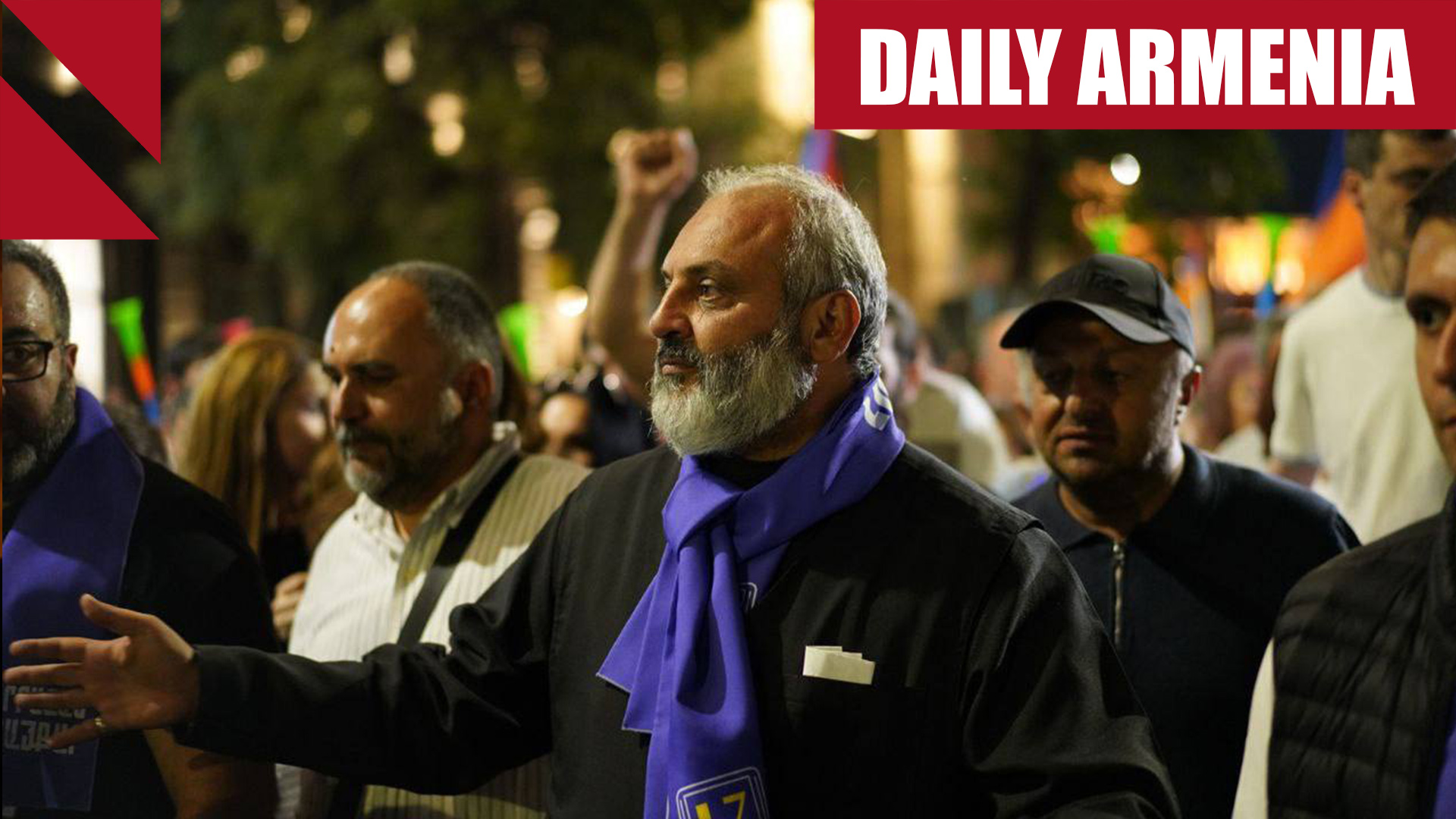 Opposition leader Galstanyan announces 96-hour protest outside parliament