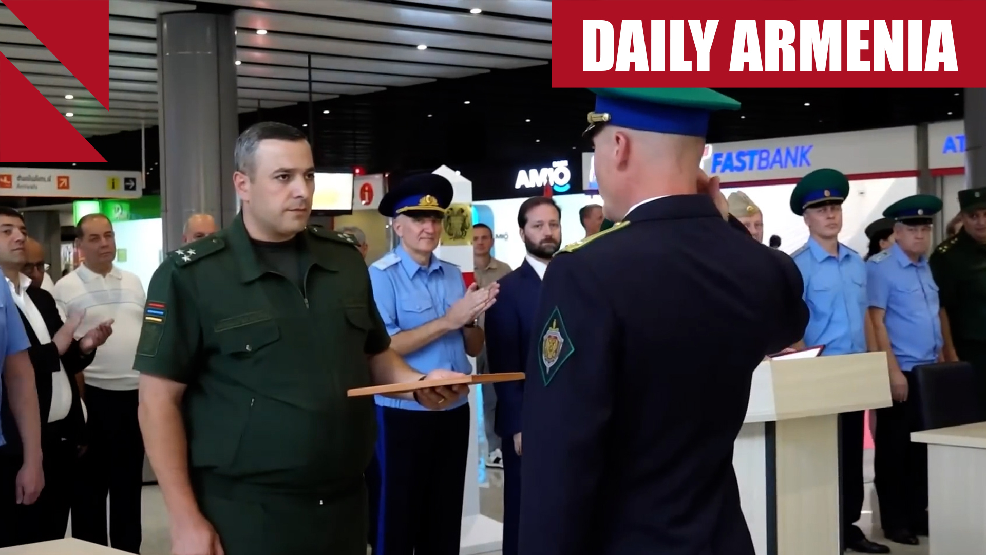 Russian border guards leave Armenia’s international airport 