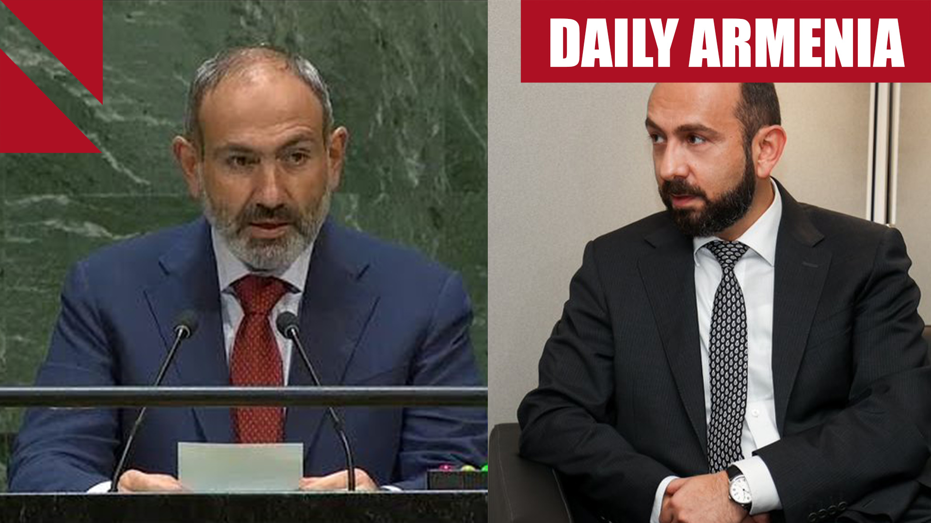 Pashinyan, Mirzoyan arrive in New York for UN general assembly