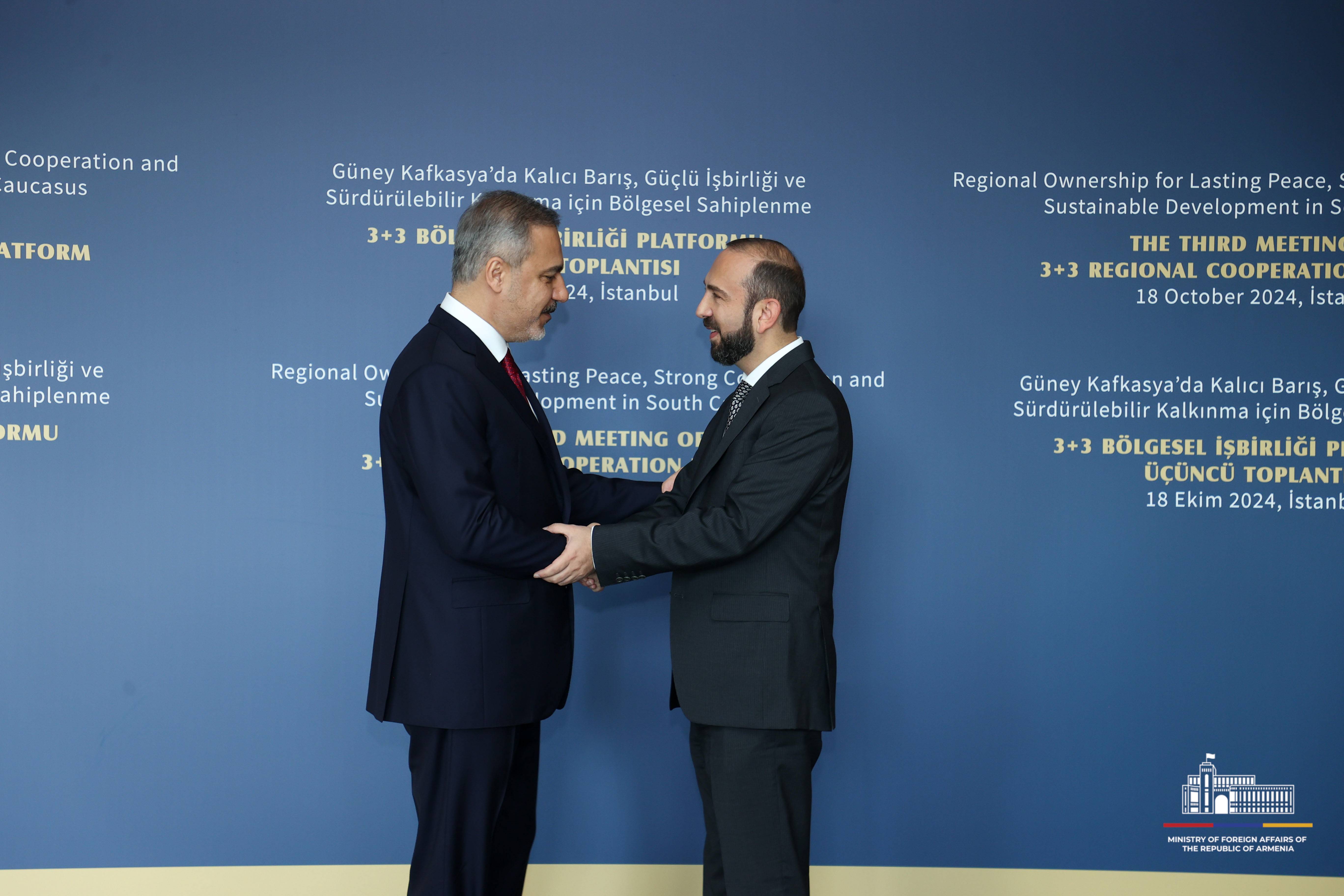 Միրզոյանն ու Ֆիդանը քննարկել են կարգավորման գործընթացը