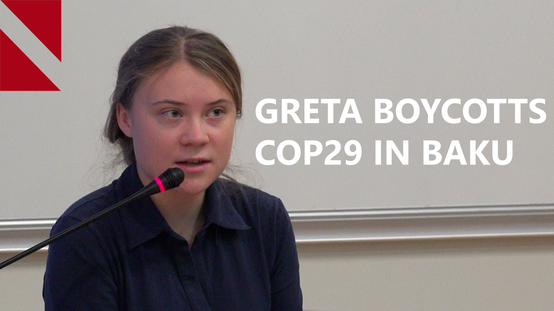 Greta Thunberg on COP29: Greenwashing Azerbaijan’s Extreme Human Rights Abuses and Ethnic Cleansing
