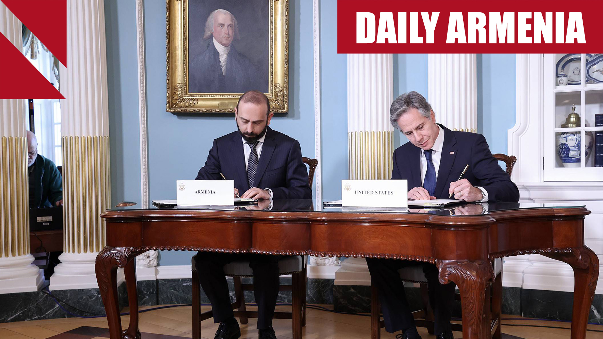 Armenia, US sign strategic cooperation agreement