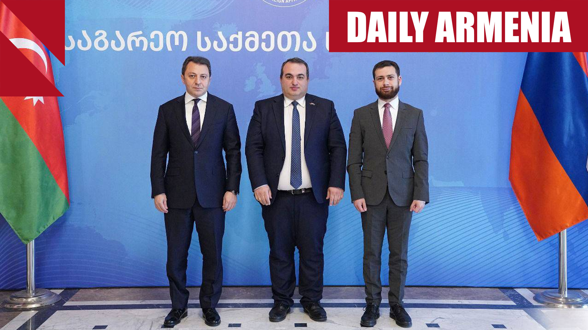 Armenian, Georgian, Azerbaijani deputy foreign ministers hold unprecedented trilateral meeting