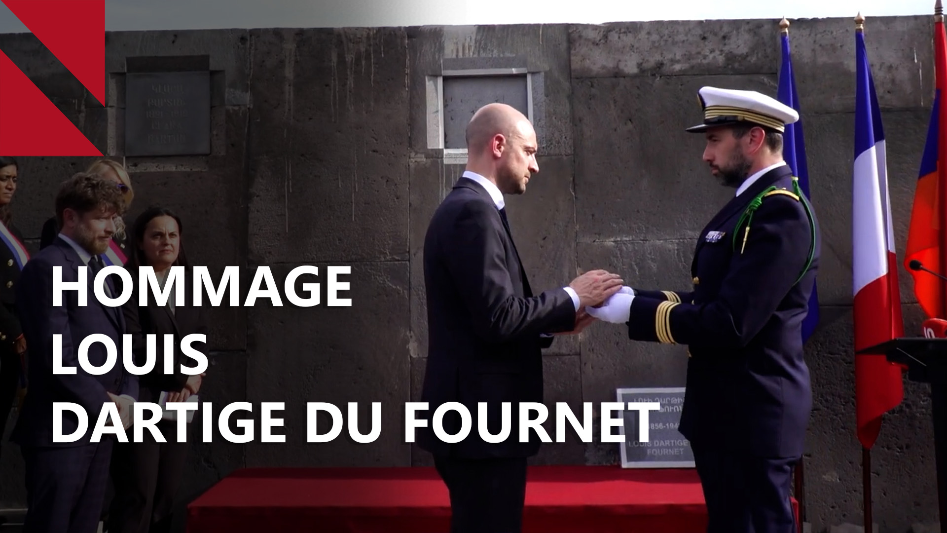 L’amiral Louis Dartige du Fournet rejoint les héros du Tsitsernakaberd