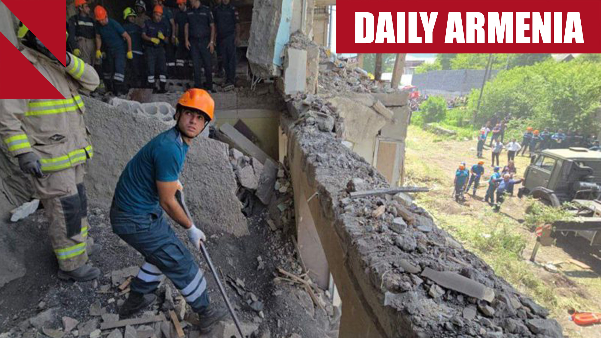 Six killed in apartment building explosion in Armenia